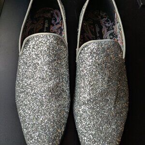 ALBERTO FELLINI - MEN'S SILVER SPARKO DRESS SHOES